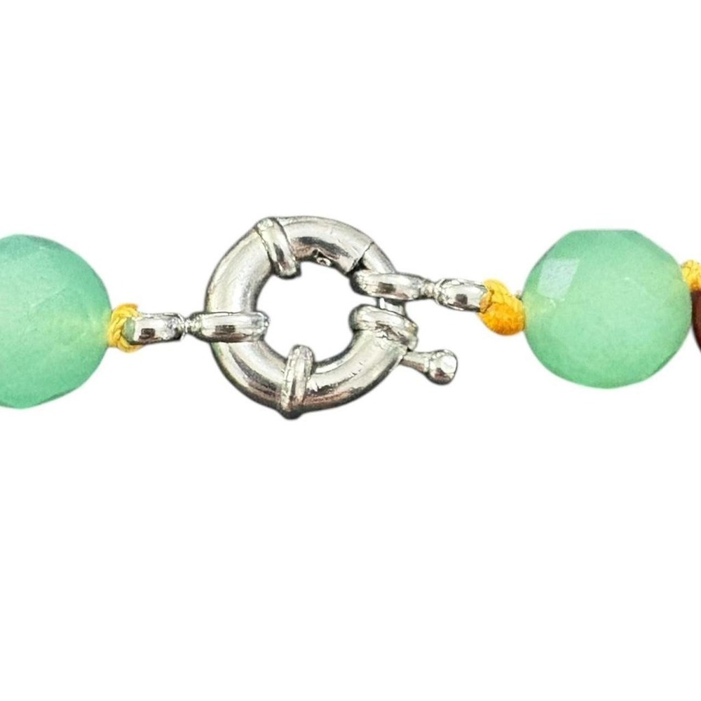 Gemstone and Glass Faceted Necklace - Picture 3 of 3